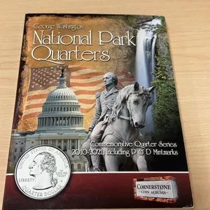 Cornerstone National Park Quarters Coin Album Book