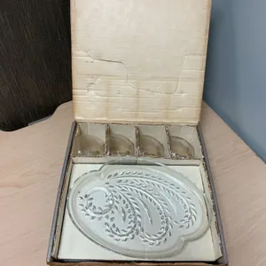 Federal Glass Hospitality Snack Set in Original Box