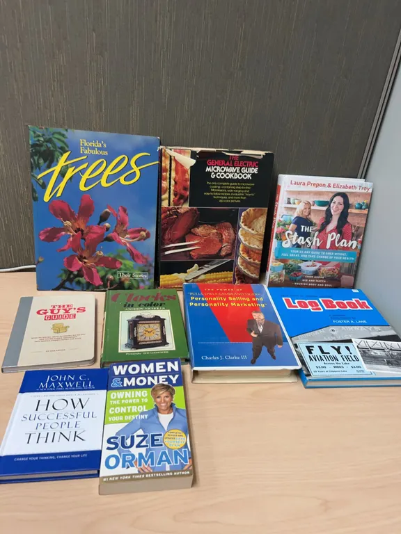Books and Audiocassettes on Finance, Cooking, and More