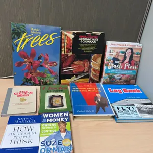 Books and Audiocassettes on Finance, Cooking, and More