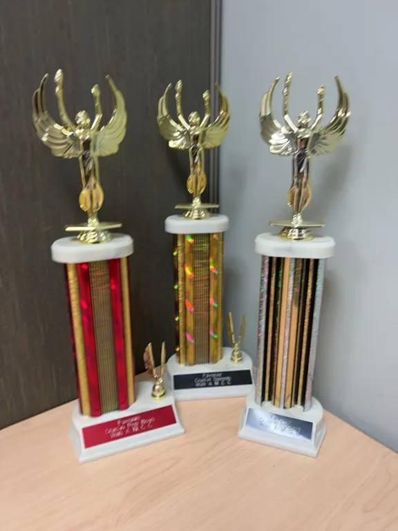 Three AMCC Favorite Cruisin' Car Show Trophies