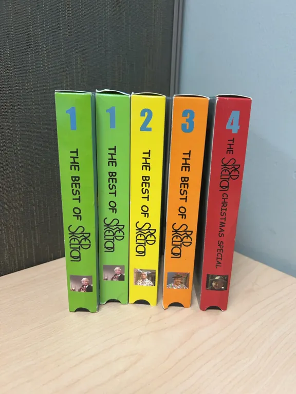 The Best of Red Skelton VHS Box Set Volumes 1-4