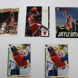 Michael Jordan Basketball and Baseball Cards (5)