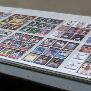 Baseball Cards Binder Pages with Justice, Bagwell, Rivera