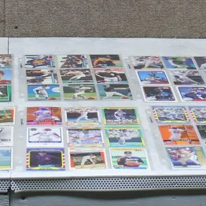 Baseball Cards, 16 Binder Pages
