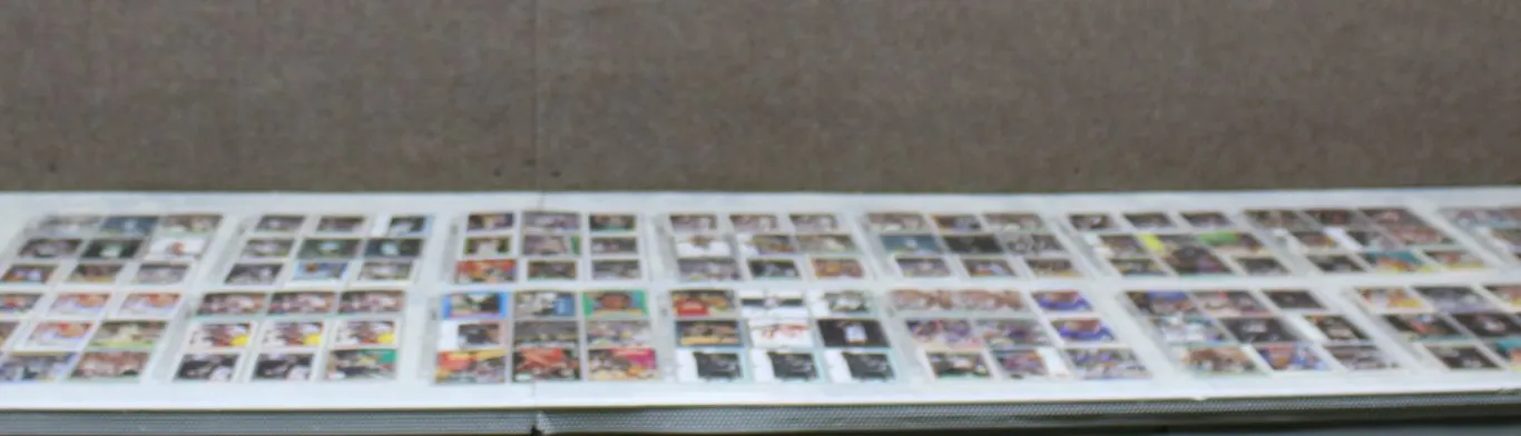 Basketball Trading Cards, 17 Pages, Malone, Robinson, Stockton