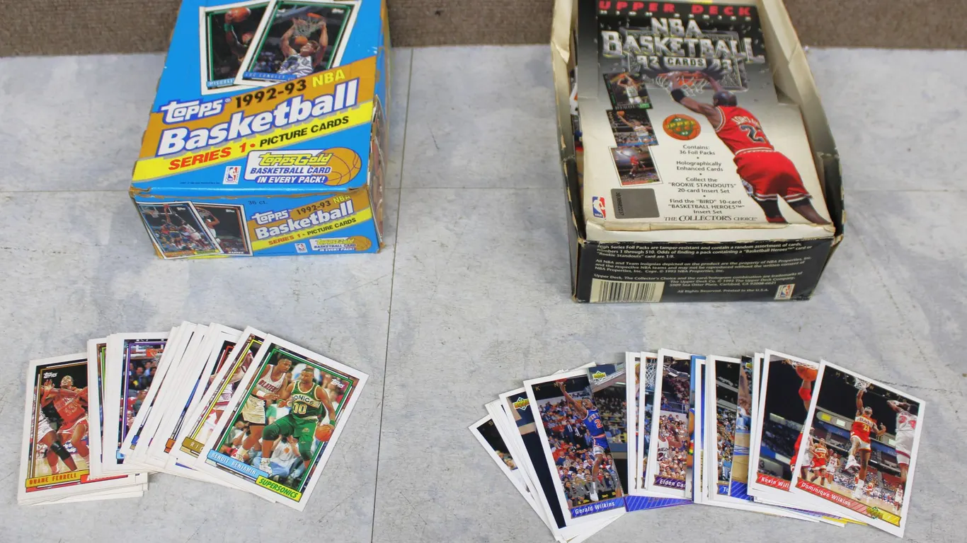 1992-93 Topps and Upper Deck NBA Card Sets