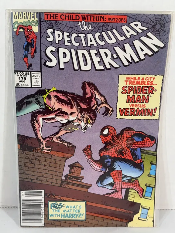 Marvel Comics - The Spectacular Spider-Man #179, 1991