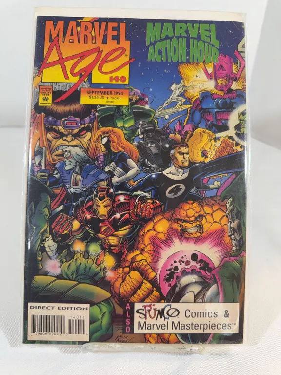 Marvel Age #140 - Marvel Action Hour, Final Issue of Marvel Comics Promotional News Magazine Series