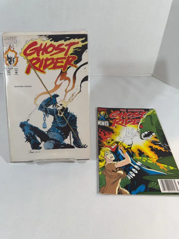 Marvel Comics - The Original Ghost Rider #5, 1992 and Ghost Rider #21, 1991