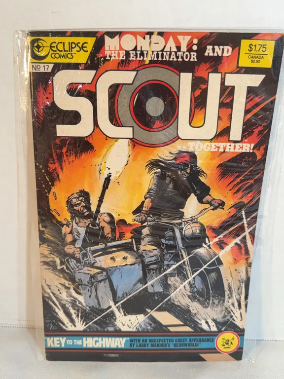 Eclipse Comics - Monday: The Eliminator and Scout Together #17