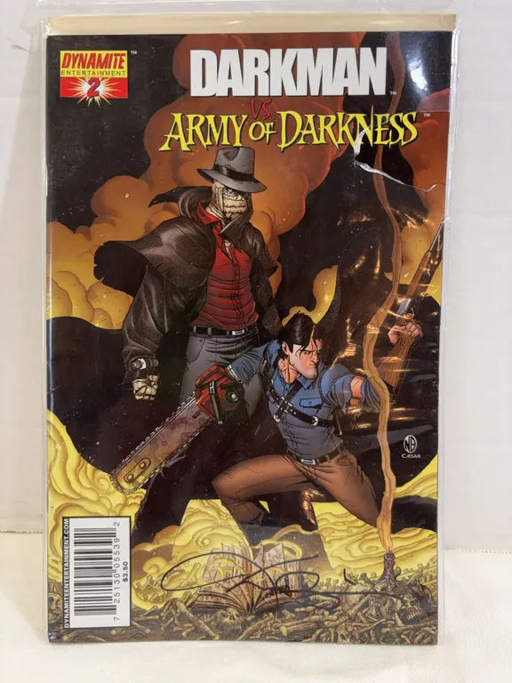 Dynamite Entertainment - Darkman vs Army of Darkness #2, signed