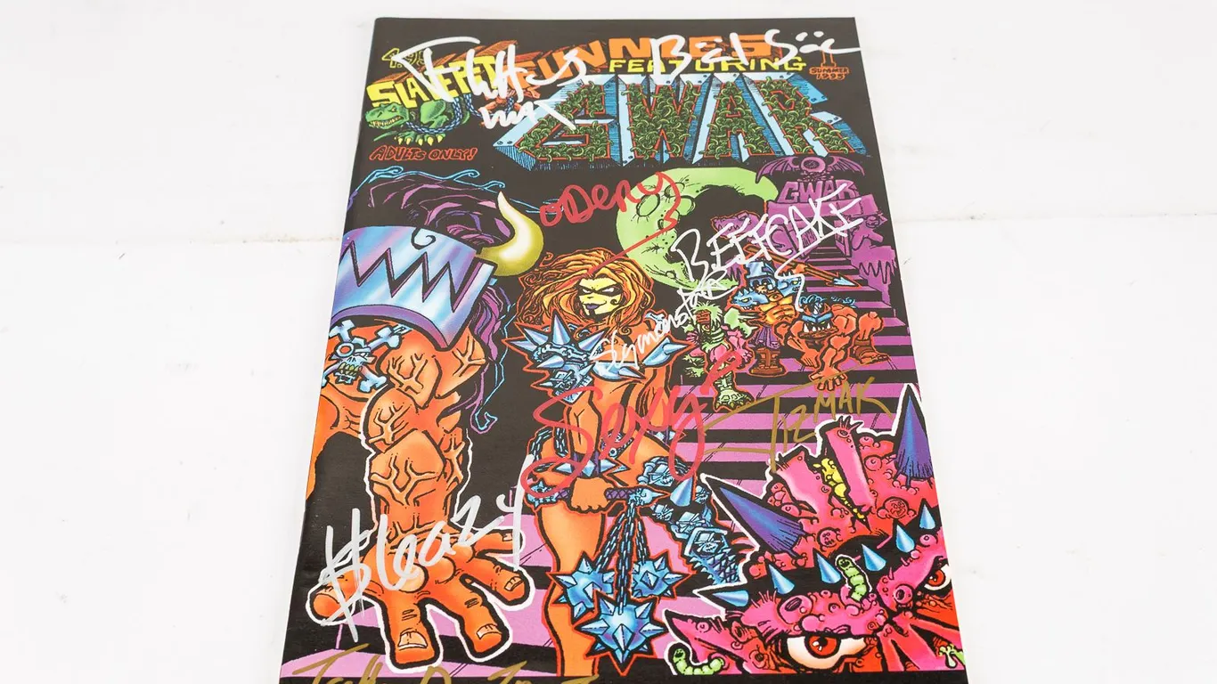 GWAR SlavePit Funnies #1 Signed Comic Book