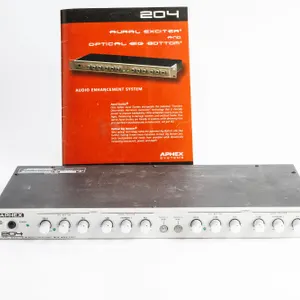 Aphex 204 Aural Exciter with Optical Big Bottom 2-Channel Rackmount Signal Processor