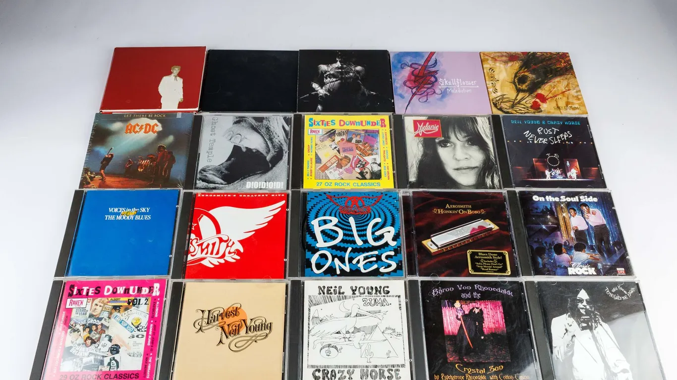 Rock Music CD Collection