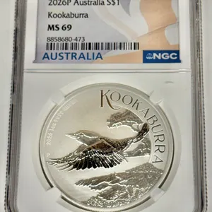 2026P Australia Kookaburra $1 Silver Coin NGC MS69