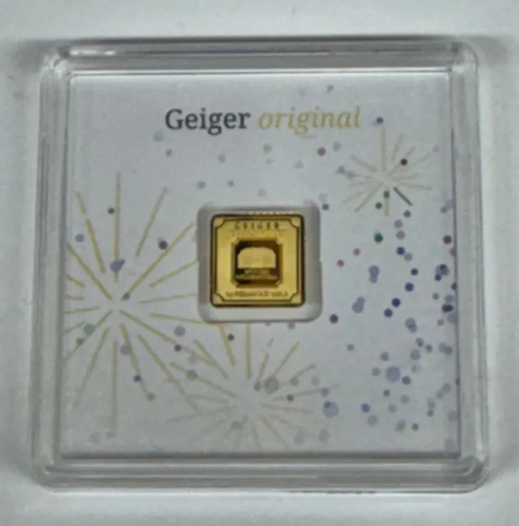 Geiger Edelmetalle 1g Gold Bar in Assay
