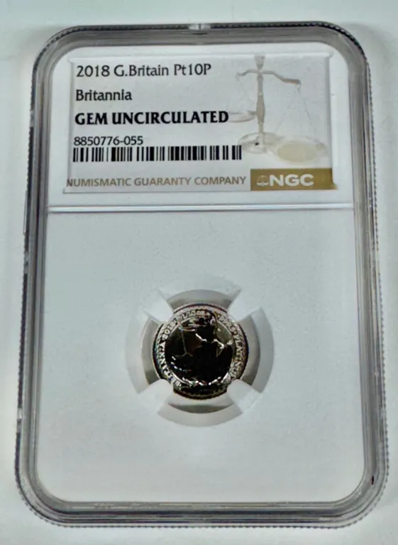2018 Great Britain Pt 10 Pound Platinum Coin