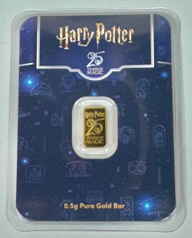 Harry Potter 0.5g Pure Gold Bar
