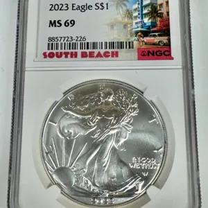 2023 American Silver Eagle NGC MS 69 South Beach