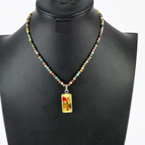 Sterling Silver Necklace with Flower Pendant