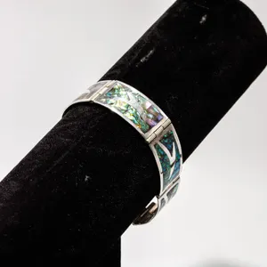 Sterling Silver and Abalone Bracelet