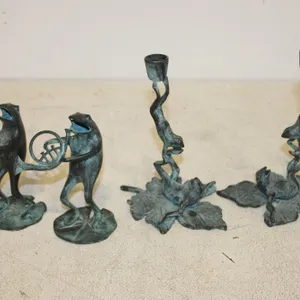 Frog Décor & Candlesticks