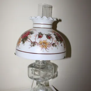 Vintage Glass Table Lamp
