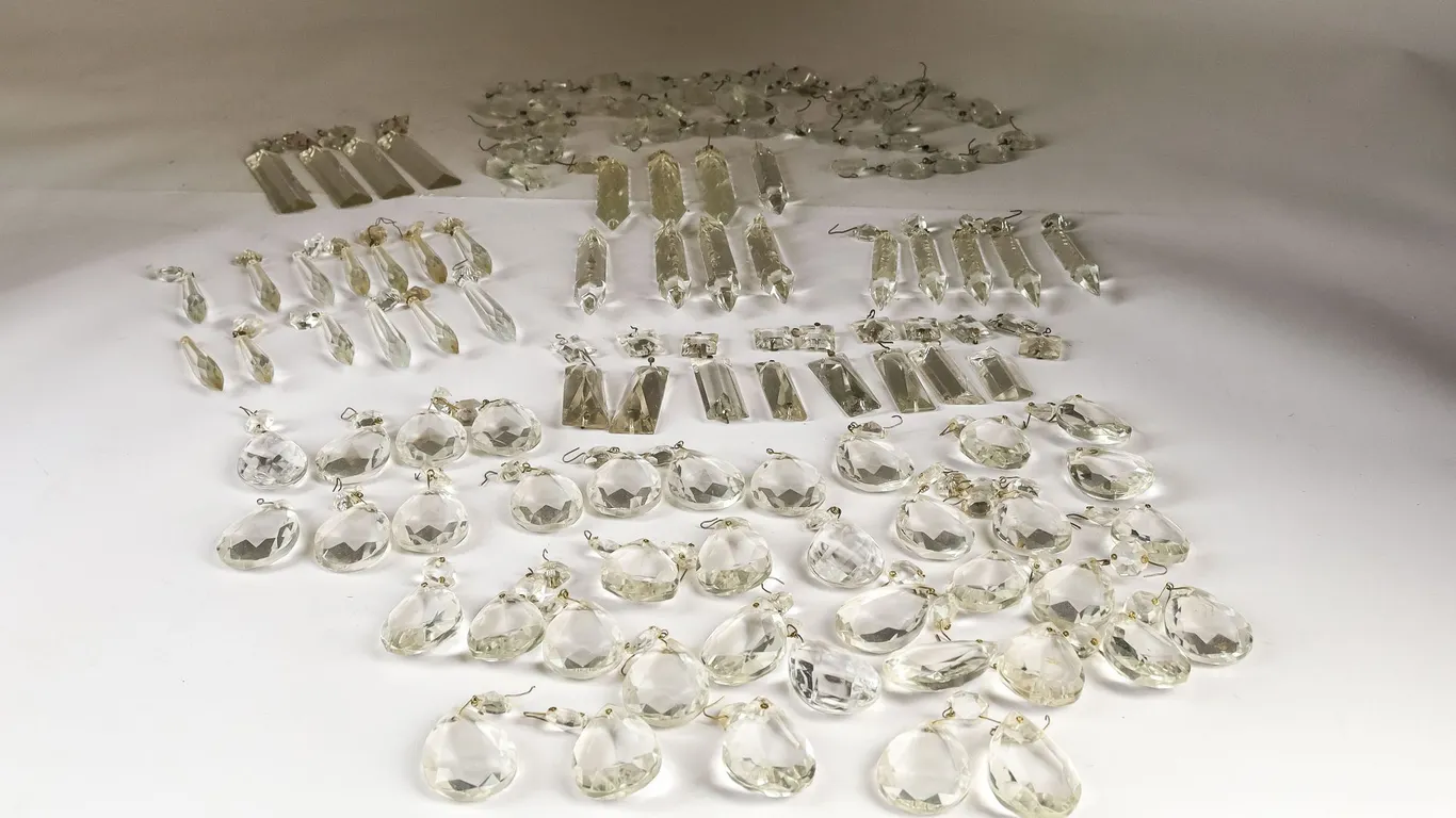 Vintage Chandelier Prisms