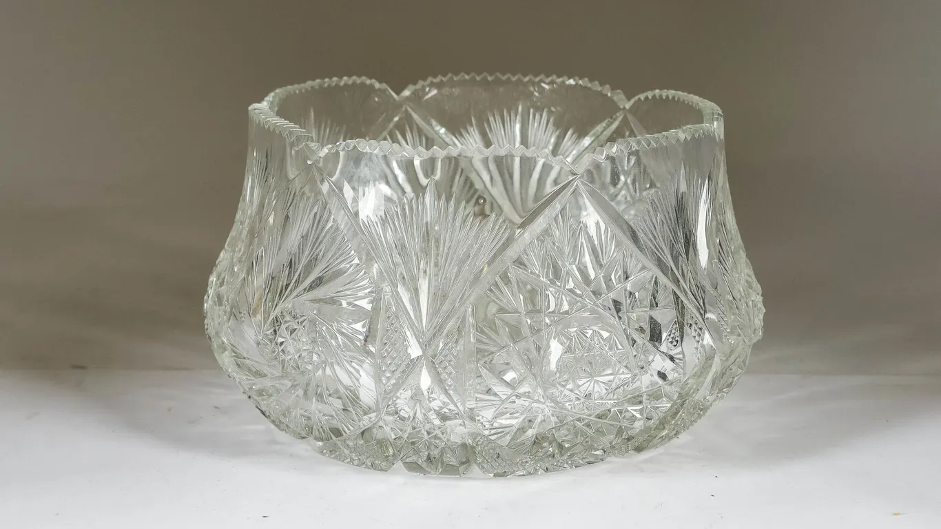 Vintage Cut Crystal Bowl