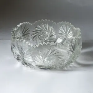 American Brilliant Period Cut Crystal Bowl
