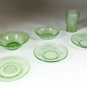 Group of Uranium Glass - Glows!