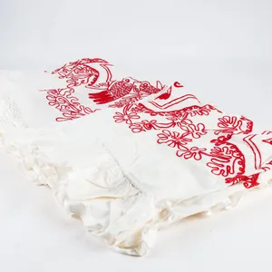 Vintage Redwork Shams and Dresser Scarves