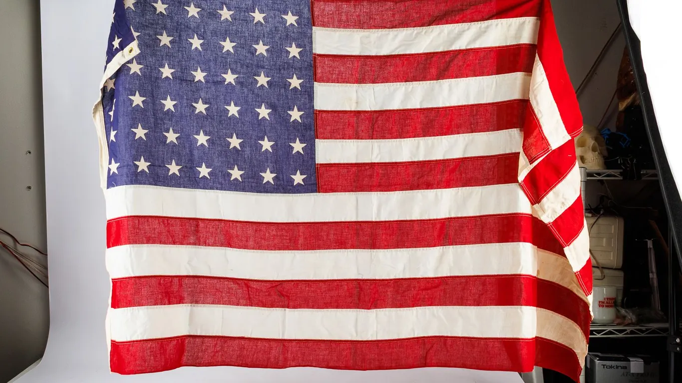 Vintage Valley Forge Co 48 Star Flag