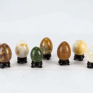 Stone Eggs and Spheres with Stands