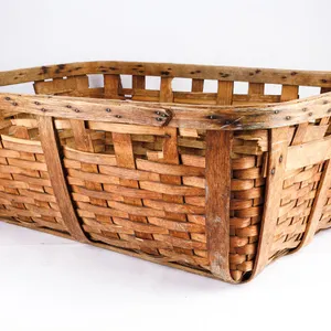 Antique Splint Woven Basket