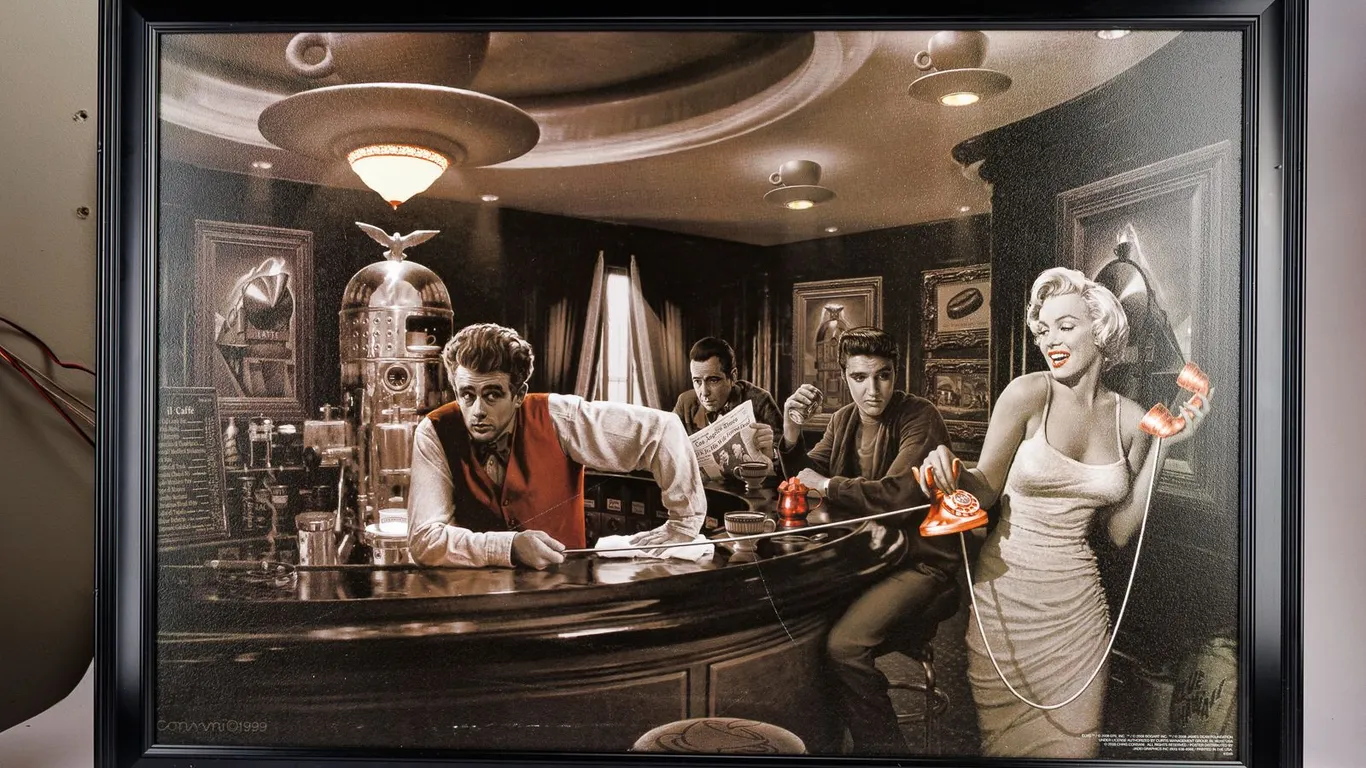 Framed Print on Canvas - "Java Dreams" by Chris Consani (1951-)