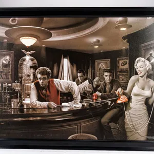Framed Print on Canvas - "Java Dreams" by Chris Consani (1951-)