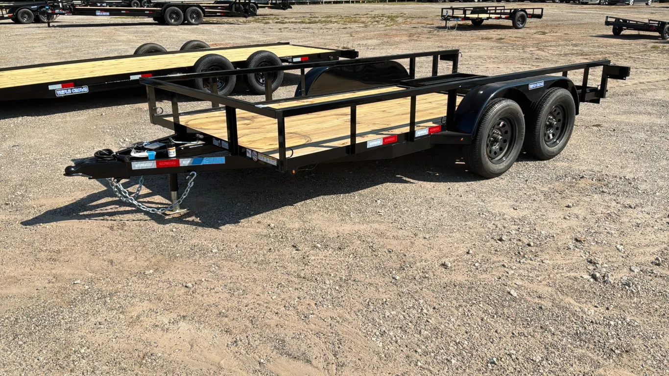 UNUSED 2027 TRIPLE CROWN TRAILERS, INC U6X14T140-D 6'X14' UTILITY TRAILER VIN: 1XNDU1422V2052210