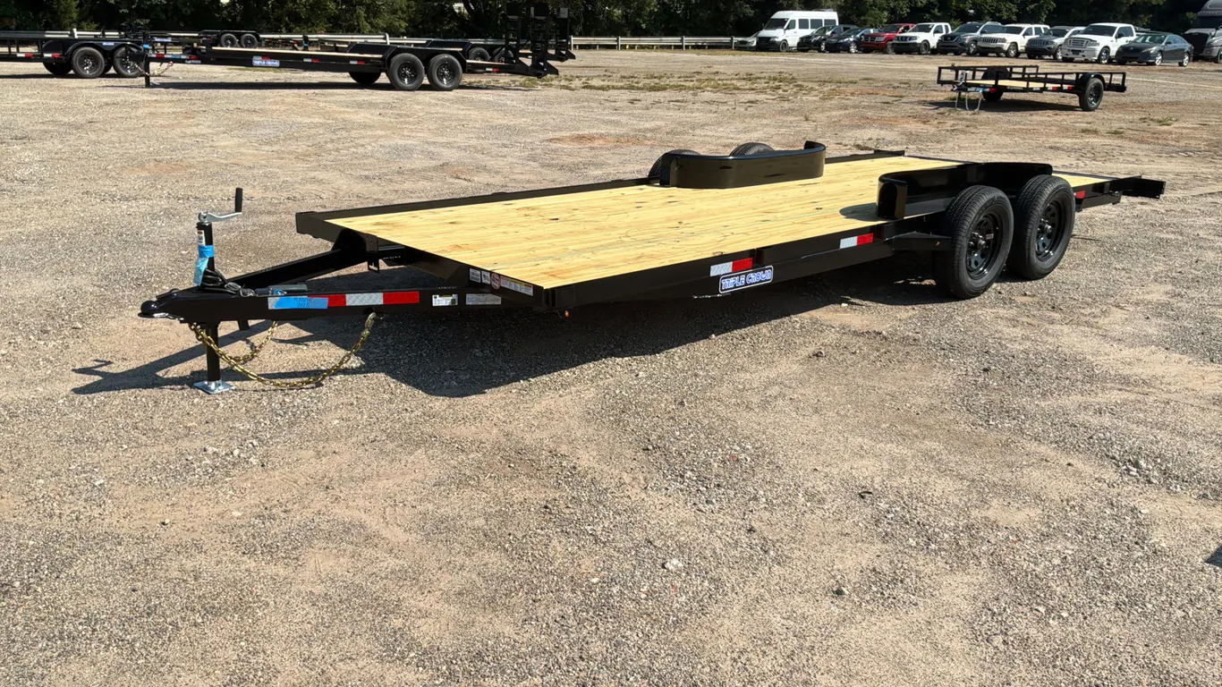 UNUSED 2027 TRIPLE CROWN TRAILERS, INC CHWF7X20 7'X20' CAR HAULER TRAILER VIN: 1XNBE2022V2052207