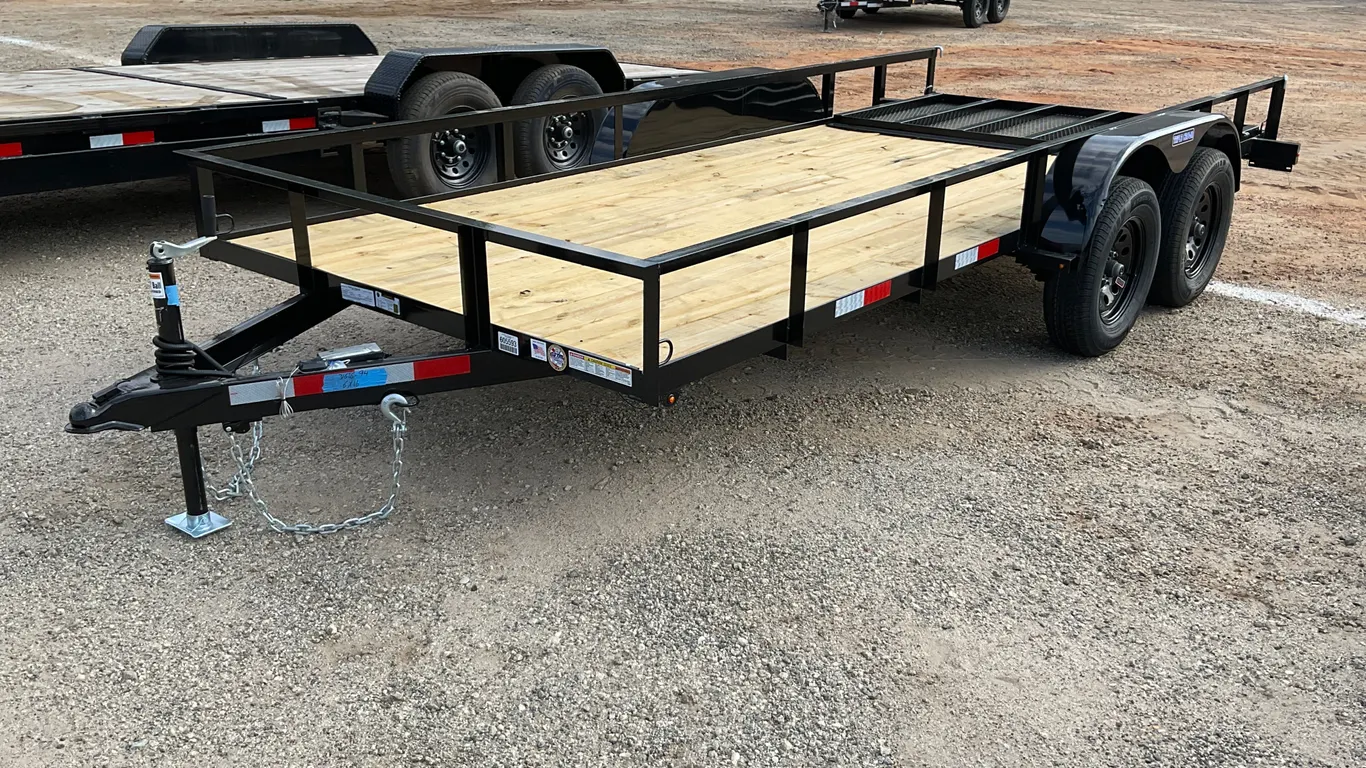 UNUSED 2027 TRIPLE CROWN TRAILERS, INC U6X16T140 6'6"X16' UTILITY TRAILER VIN: 1XNBU162XV2052086