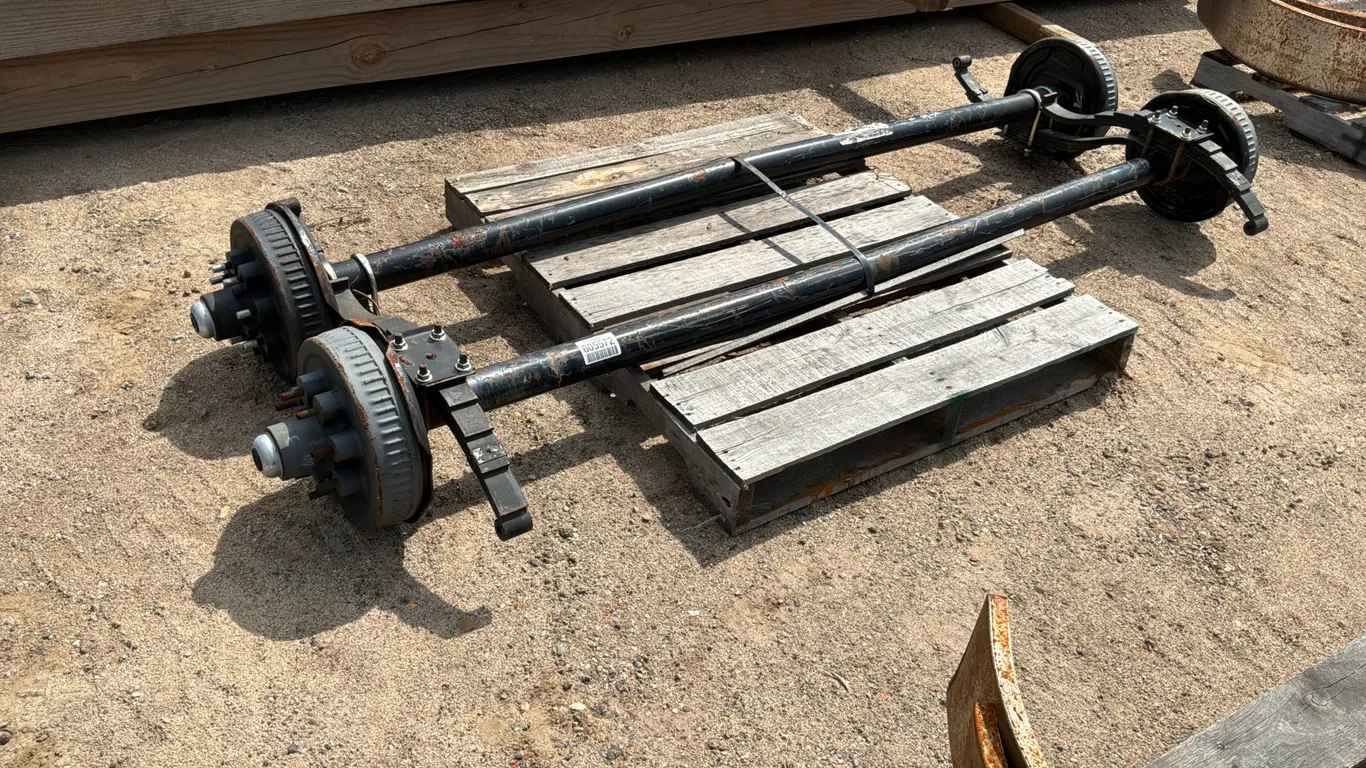 QTY OF (2) 8 LUG AXLES