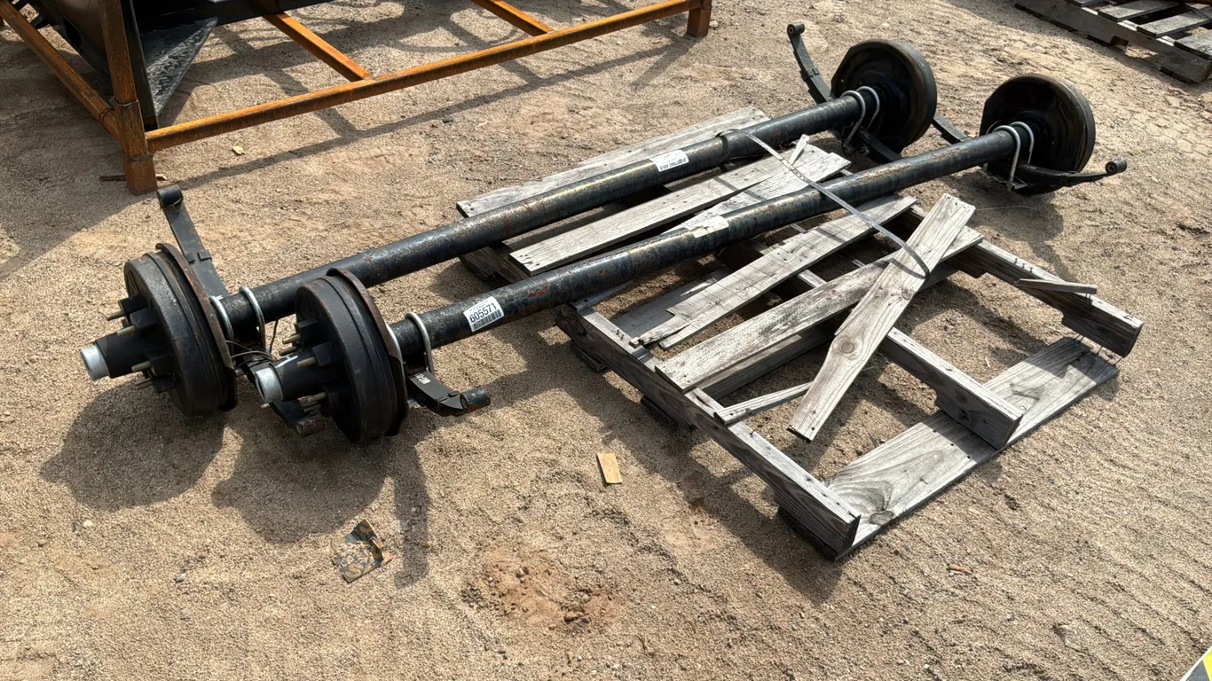 QTY OF (2) 6 LUG AXLES