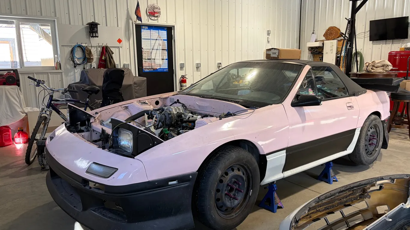 NO RESERVE 1988 MAZDA RX7 CONVERTIBLE