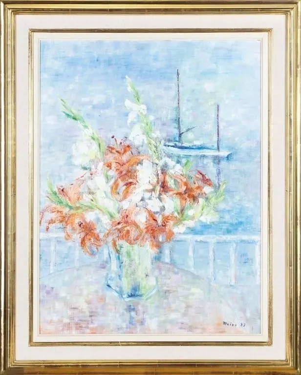 MEIKO HEIRS "BOAT FROM THE BALCONY, GALICIA" 1983