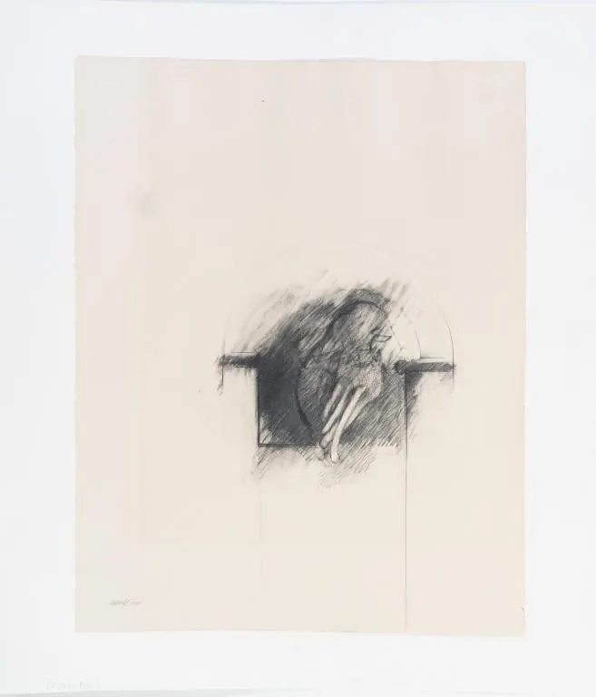FRANK NULF ABSTRACT ARCHITECTURAL DRAWING
