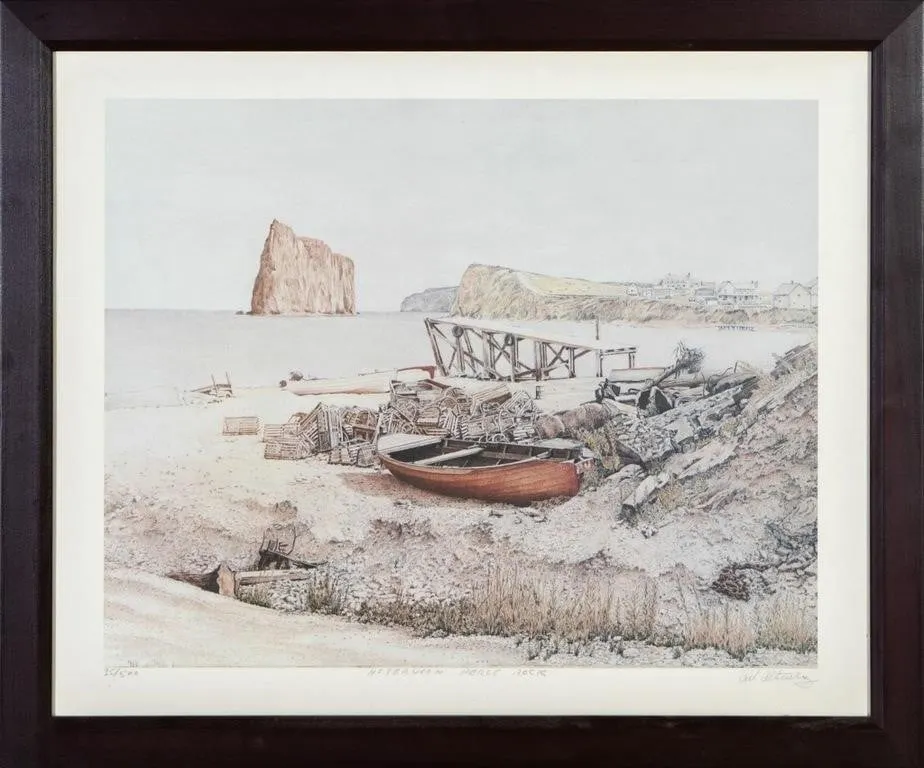 SIGNED LIMITED EDITION "PERCE ROCK" ART PRINT