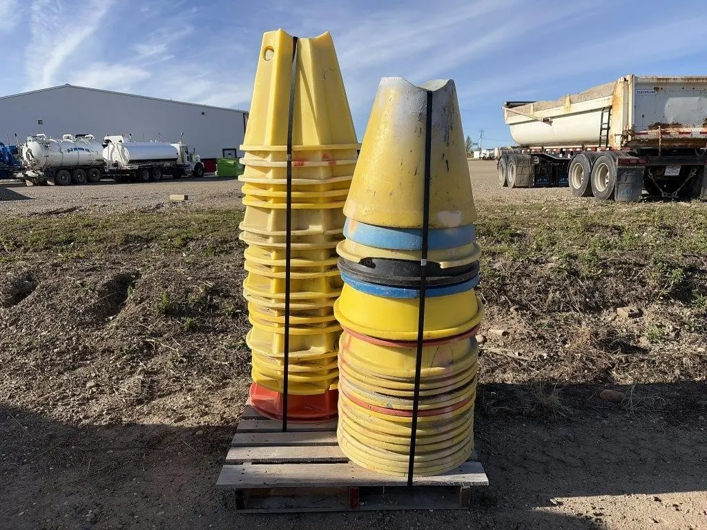Pallet with Pipe Cones