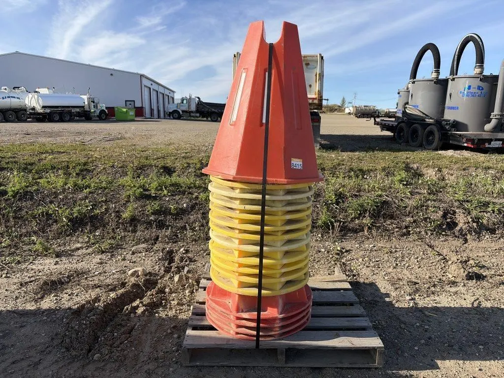 Pallet with Pipe Cones