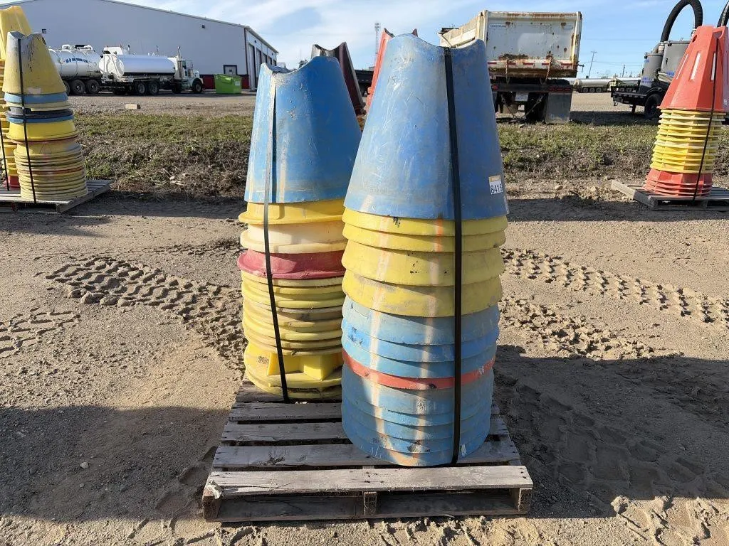 Pallet with Pipe Cones